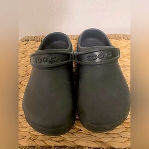 Crocs At Work Specialist II Clog 204590-001 Black Iconic Comfort Womens 9 Mens 7